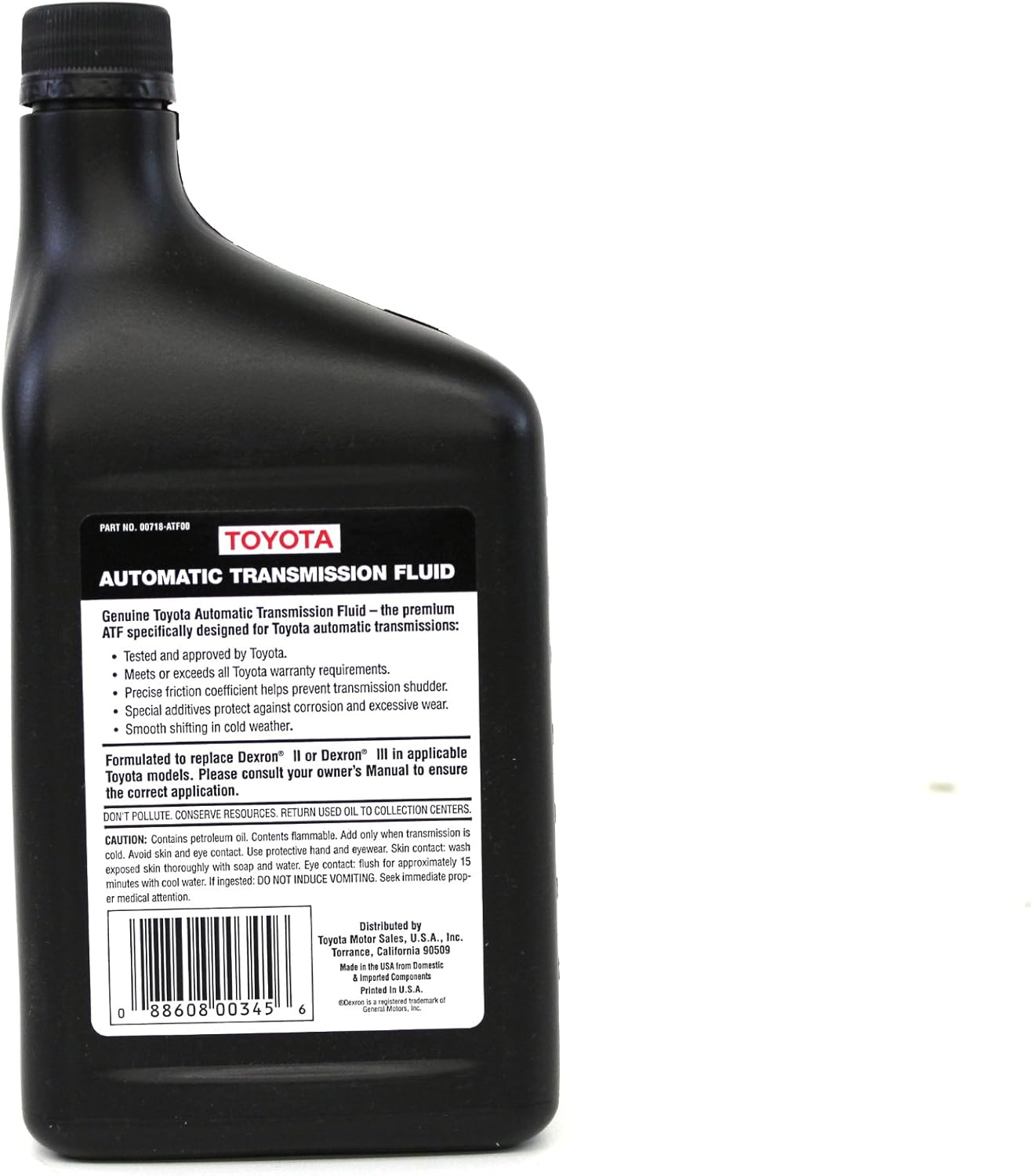 Dexron III Transmission Fluid - 1 Quart Q136