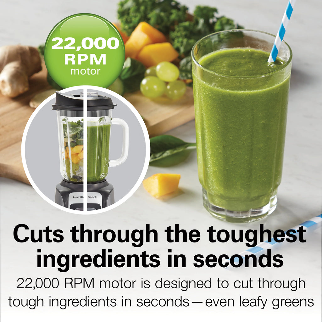 48oz BPA-Free Glass Jar Blender D7772