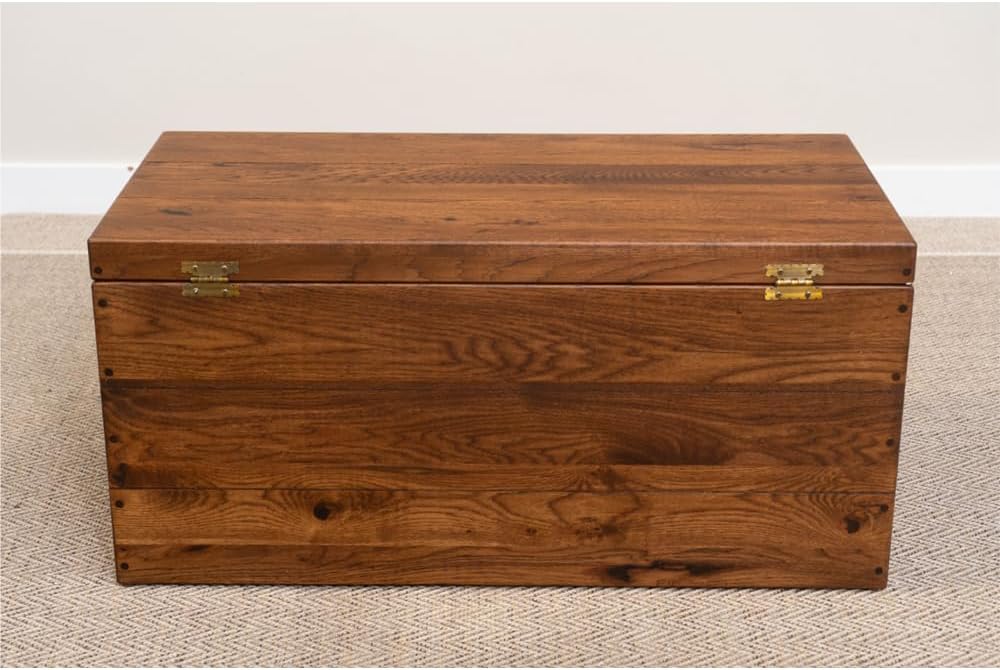 36” Solid Wooden Storage Chest with Handles Y4962