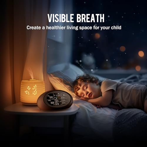 12 in 1 Portable Air Quality Monitor with Temperature, Humidity, CO2 Detector Y733
