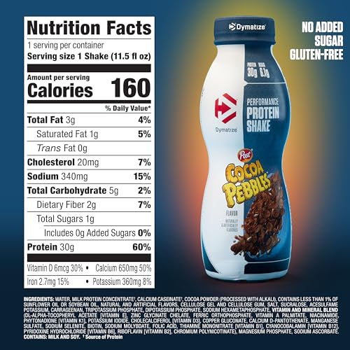 Fruity Pebbles Protein Shake, 30g Protein, 11.5fl oz, 12 pack K63262