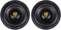 8" 2000 Watt Car Stereo Subwoofers Dual 2-Ohm CEA Subs O868424