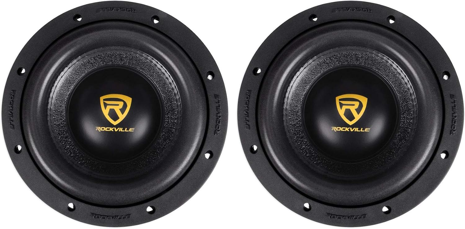 8" 2000 Watt Car Stereo Subwoofers Dual 2-Ohm CEA Subs O868424