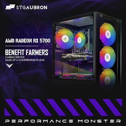 Gaming Desktop PC, Radeon RX 580 8G, Intel Core i7 3.4G, 16G DDR3, 1T SSD Y23665