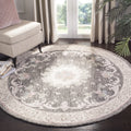Ivory Charcoal Rug O6169