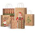 24pcs Assorted Sizes Christmas Gift Bags with Tissue Paper U94026
