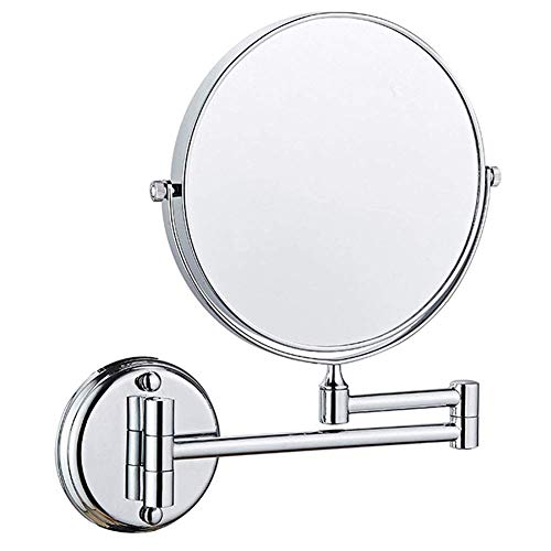 8-inch Two-Sided Swivel Wall Mounted Mirror with 3X/5X Magnification S9735
