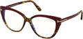 Burgundy Havana Eyewear D8117
