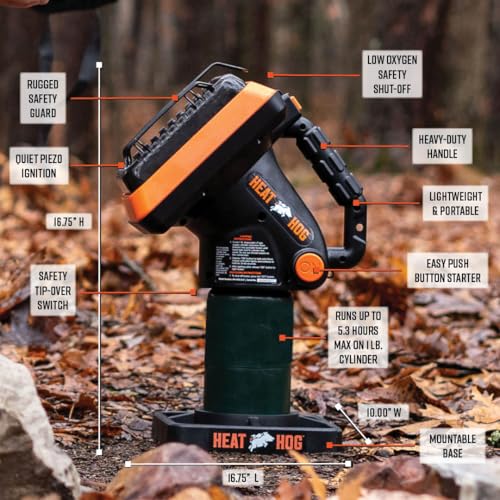 9,000 BTU Portable Propane Radiant Space Heater W9047