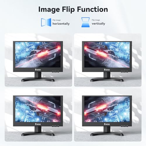 12 inch 1920x1080 IPS LCD Monitor with VGA HDMI BNC AV USB Input Metal Housing R297
