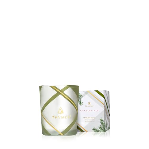 Frosted Plaid Jar Candle (6.5 oz) Y147161