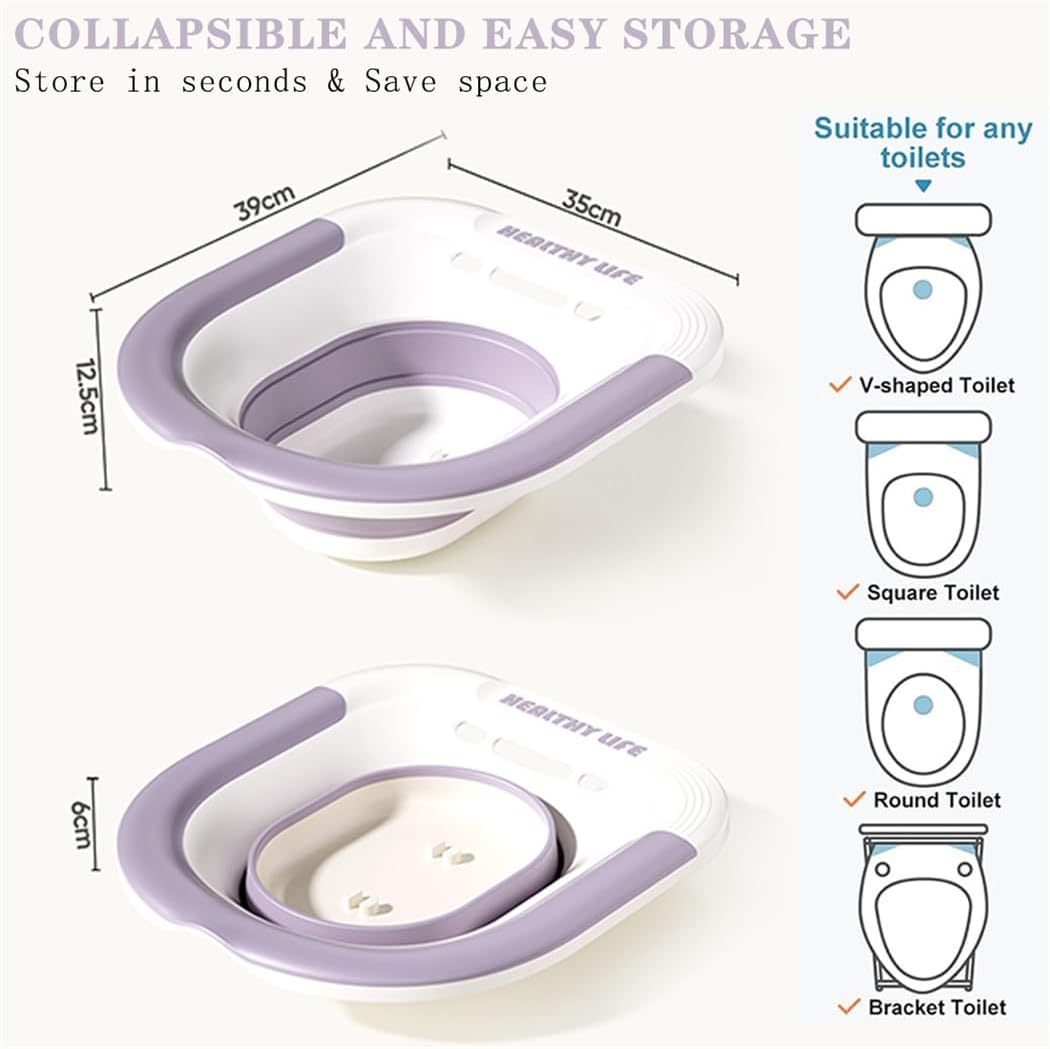 Foldable Sitz Basin with Flusher Z66088