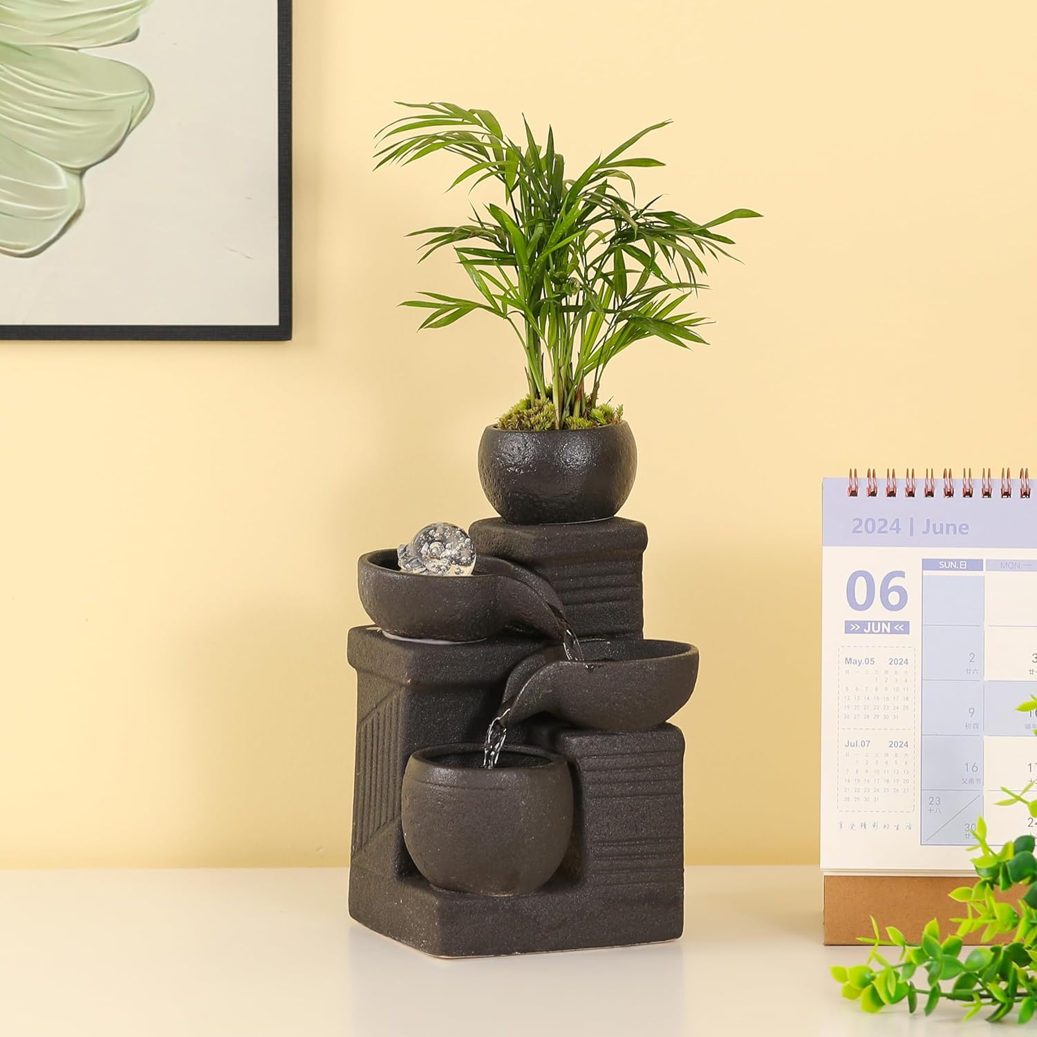 Indoor Tabletop Fountain Water Feature G5489