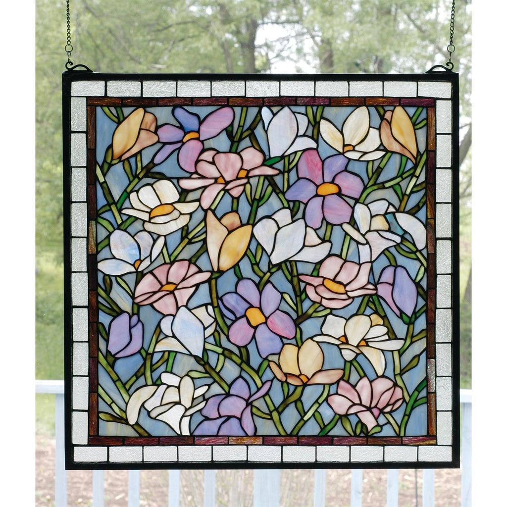 22x22W x 22x22H Stained Glass Window U527158