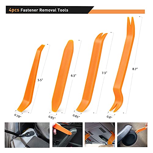 240PCS Bumper Retainer Clips Car Plastic Rivets Push Retainer Kit Auto Push Pin Rivets Set X20781