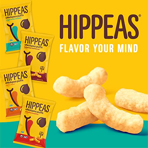 Chickpea Puffs Variety Pack, 0.8 Ounce (Pack of 18), Vegan, Gluten-Free P46621