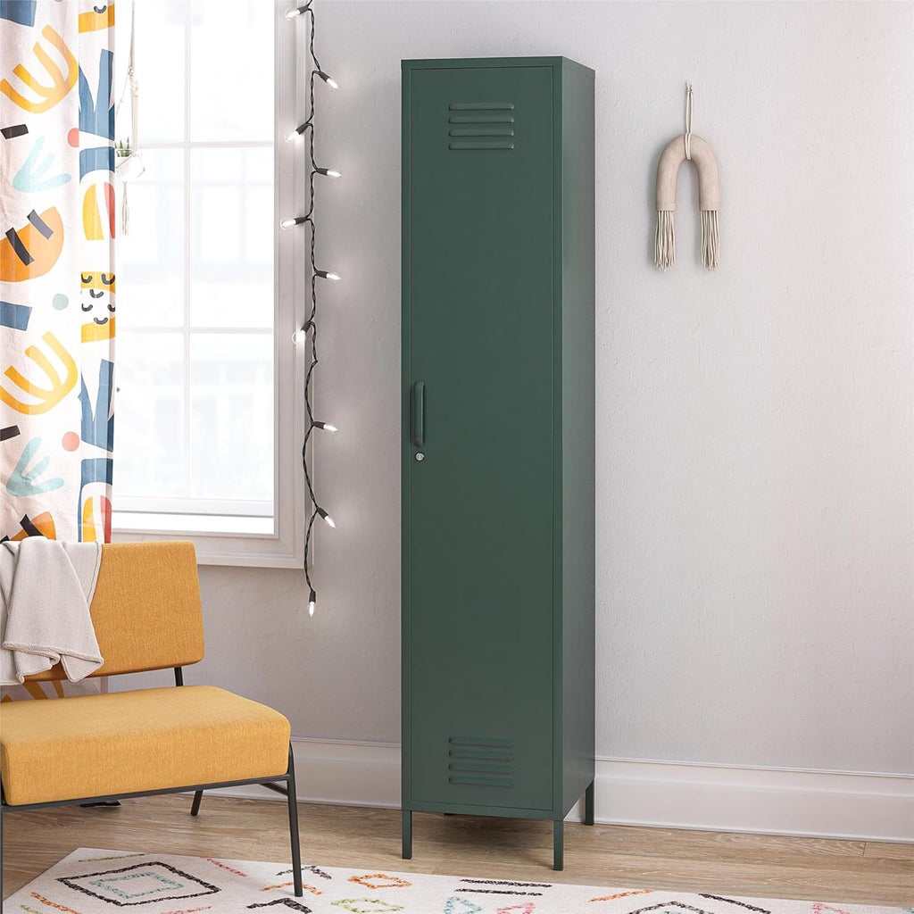 Hunter Green Metal Storage Cabinet I84833