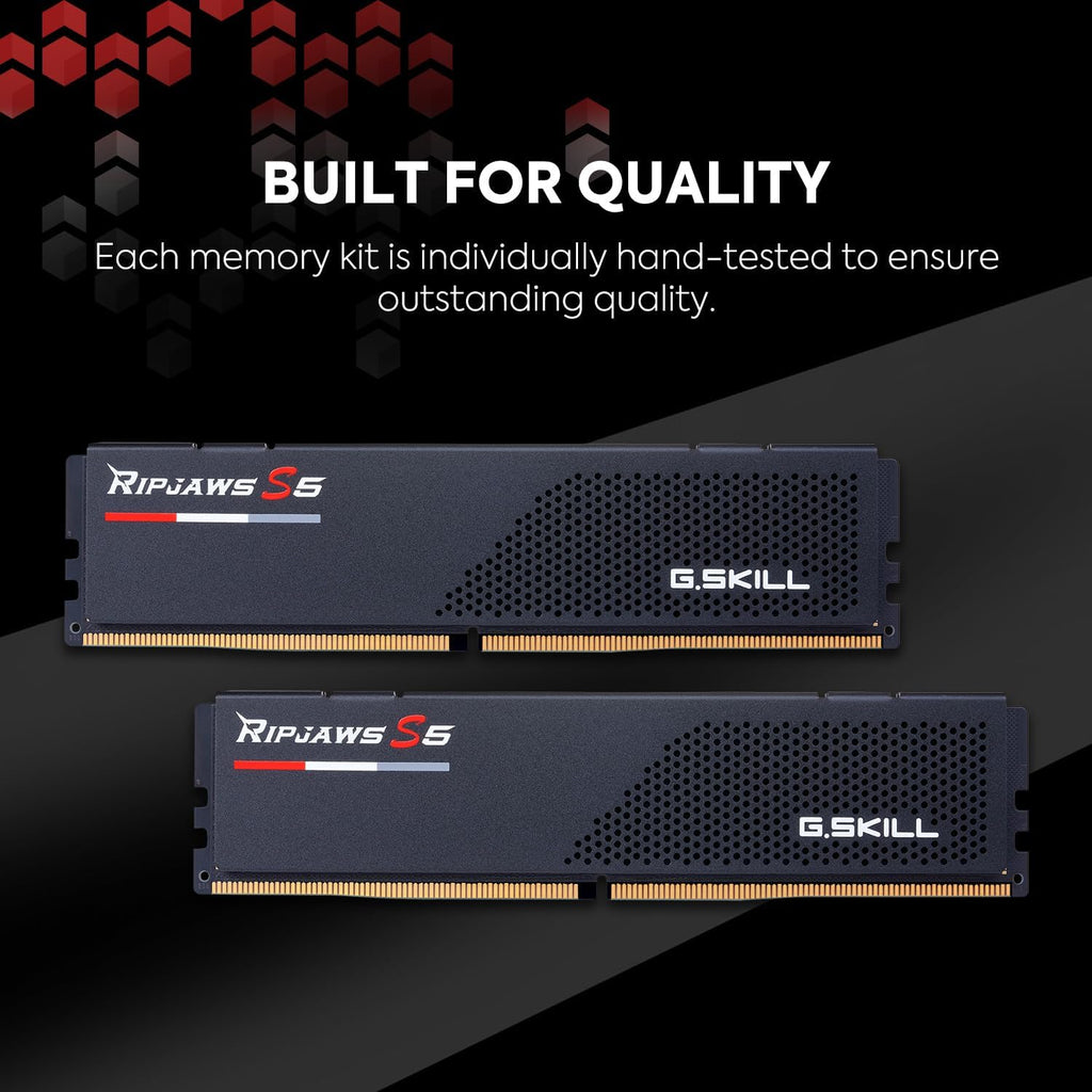 DDR5 RAM 32GB (2x16GB) 6000MT/s CL36-48-48-96-1.25V Desktop Computer Memory UDIMM Matte Black I578699
