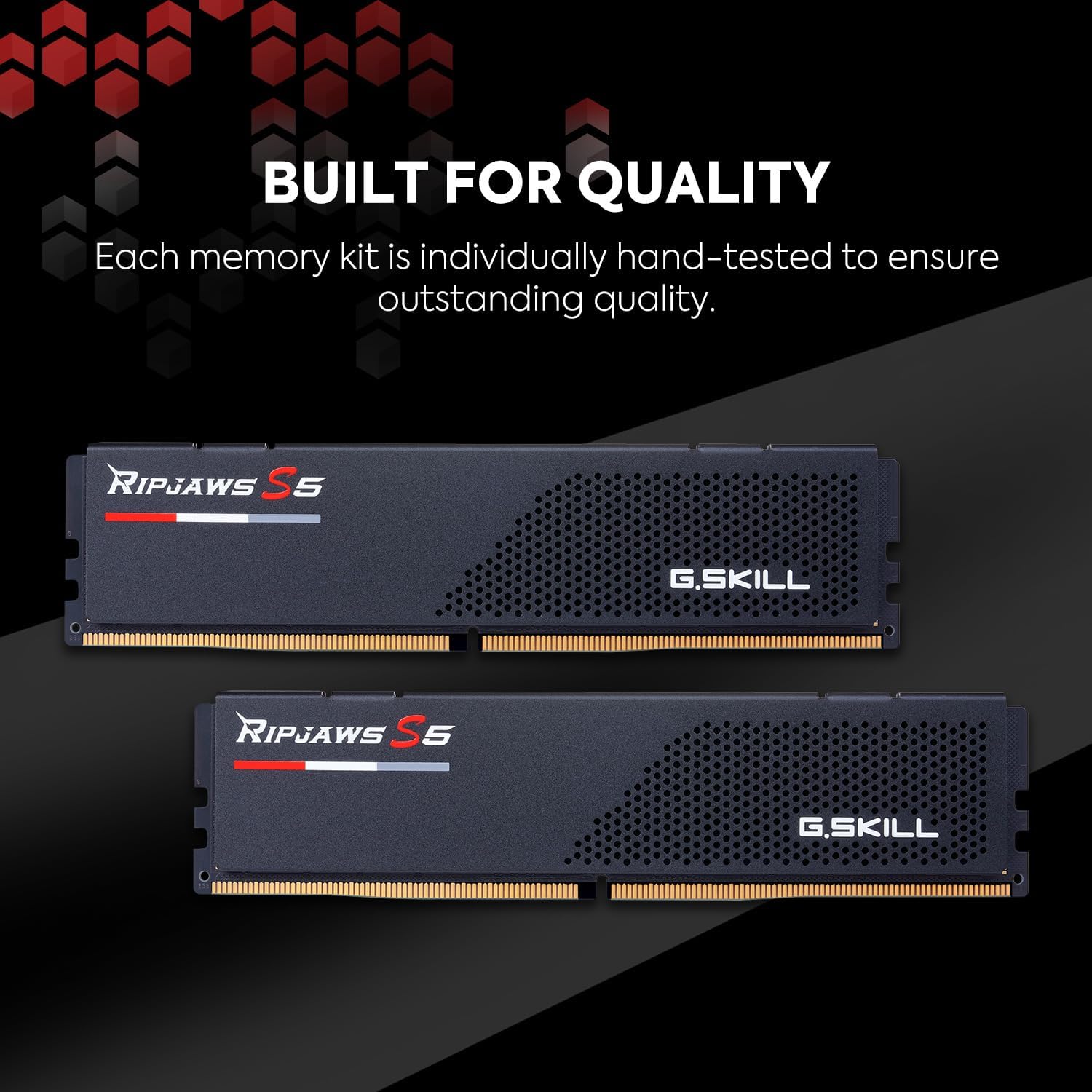 DDR5 RAM 32GB (2x16GB) 6000MT/s CL36-48-48-96-1.25V Desktop Computer Memory UDIMM Matte Black I578699