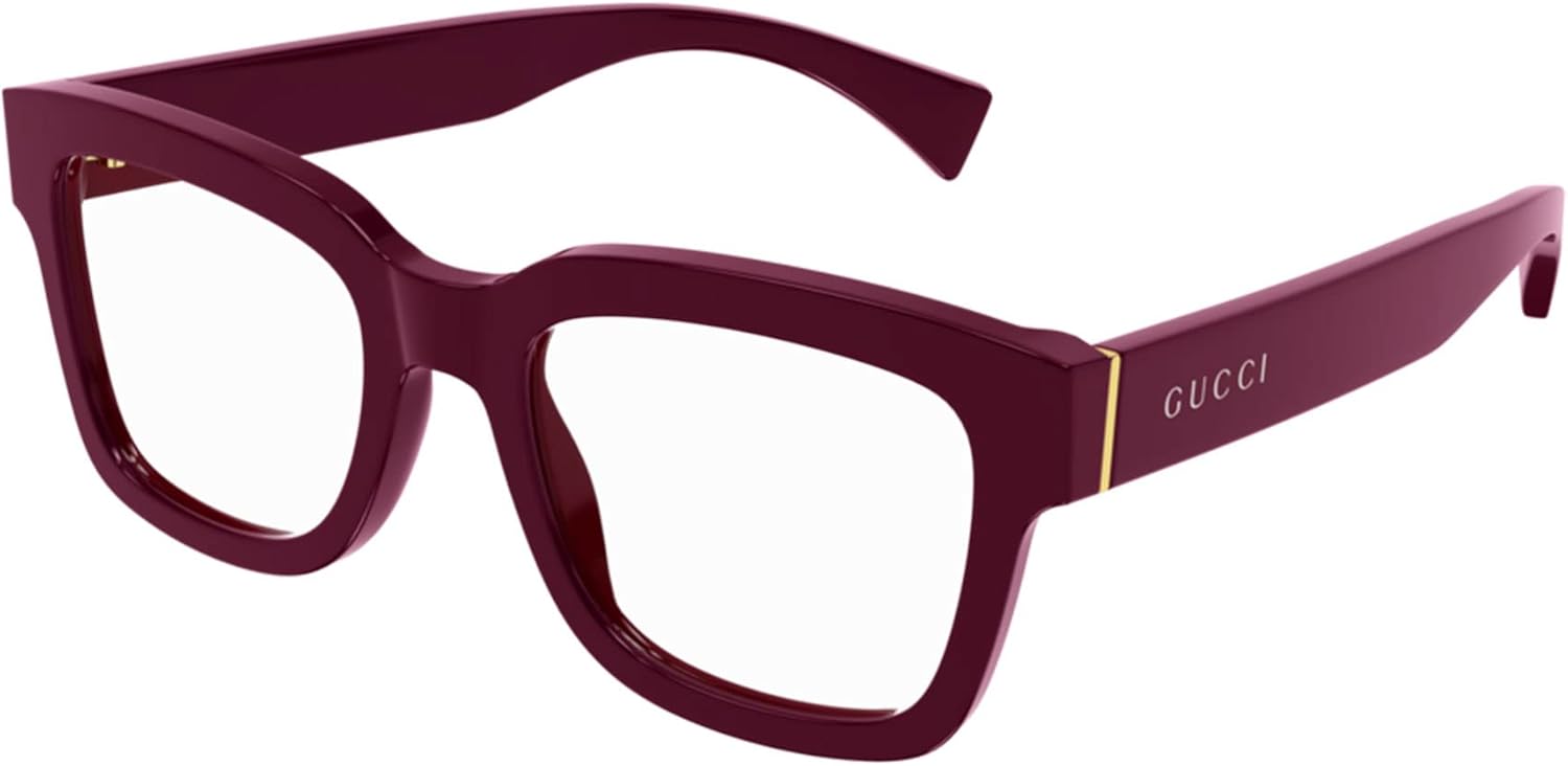 Burgundy Full Rim Square Shape Eyeglasses 52mm E8087