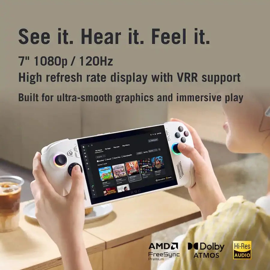 7" FHD 120Hz IPS LED Touch Screen Gaming Handheld Console with 512GB SSD V86710
