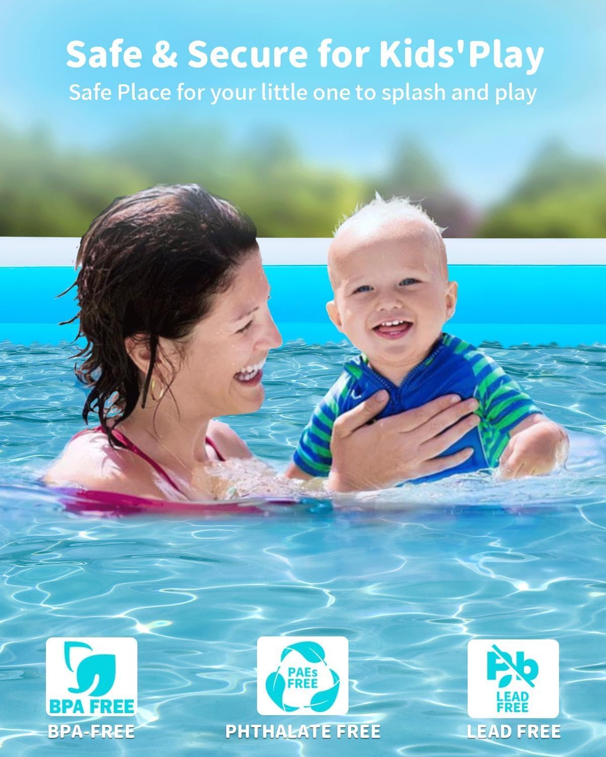 145"x74"x22" Inflatable Pool K283