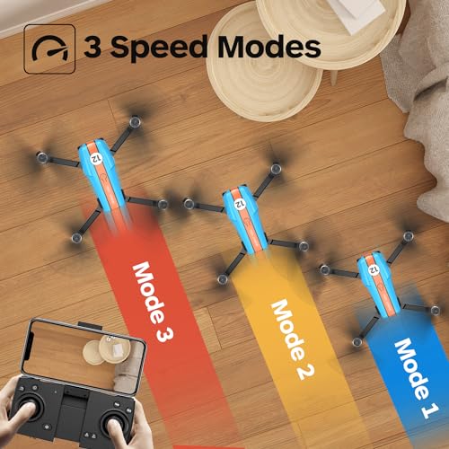 Drone with 4K Camera, Foldable FPV Drone, 26 Mins Flight Time, Brushless Motor, 2 Batteries T1872