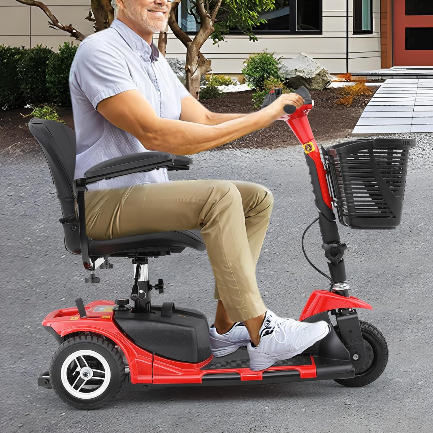 3-Wheel Folding Mobility Scooter T202