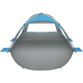 Blue Beach Tent Pop Up Sun Shelter with Carry Bag K5847