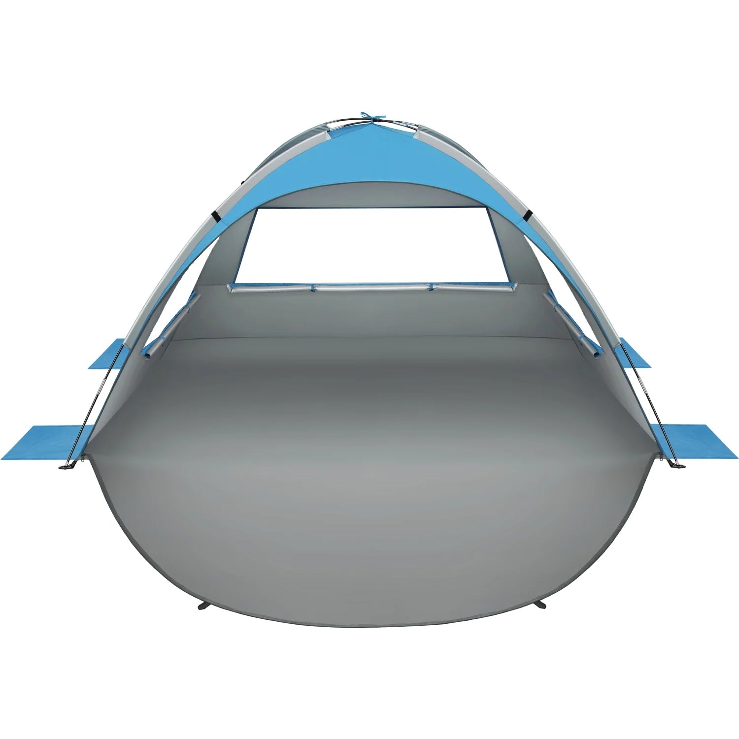 Blue Beach Tent Pop Up Sun Shelter with Carry Bag K5847