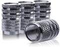 Grey Tire Valve Stem Caps 4 Pack R5814