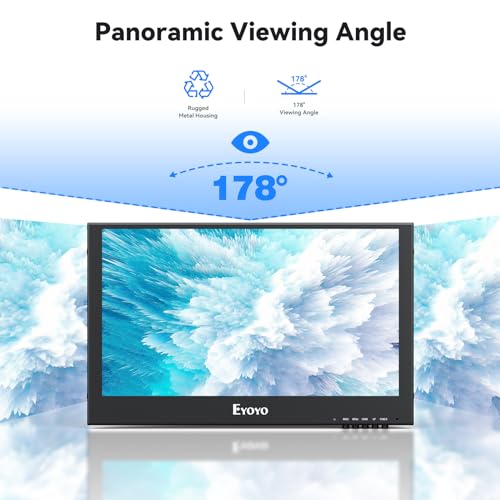 12 inch 1920x1080 IPS LCD Monitor with VGA HDMI BNC AV USB Input Metal Housing R297