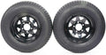 13" Trailer Wheel & Tire with Bias ST175/80D13 Tire Mounted Black Spoke, Set of 2 J62968
