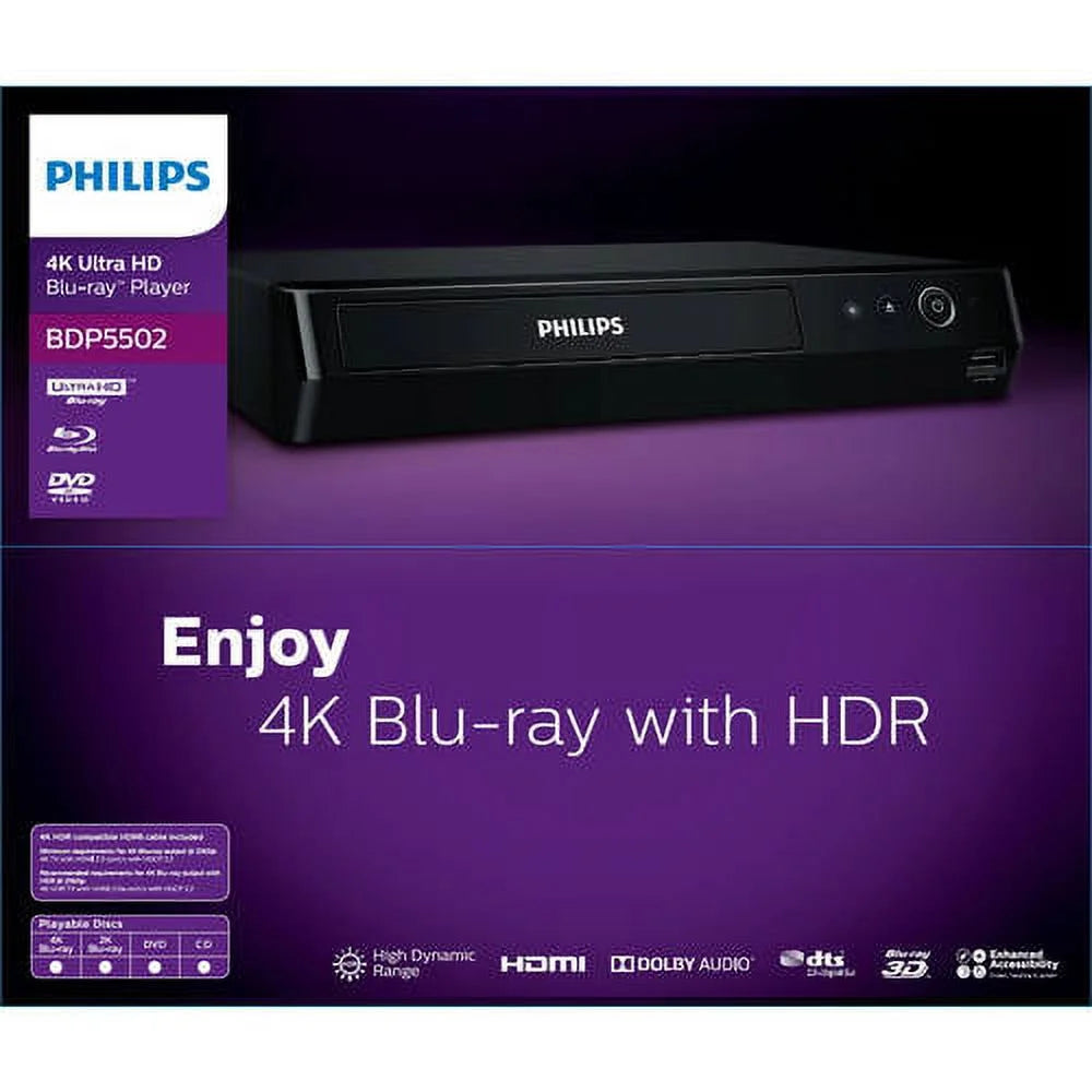 4K UHD Blu-Ray DVD Player D416