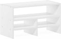 White Desk Top Organizing Shelf Bookcase Z164032
