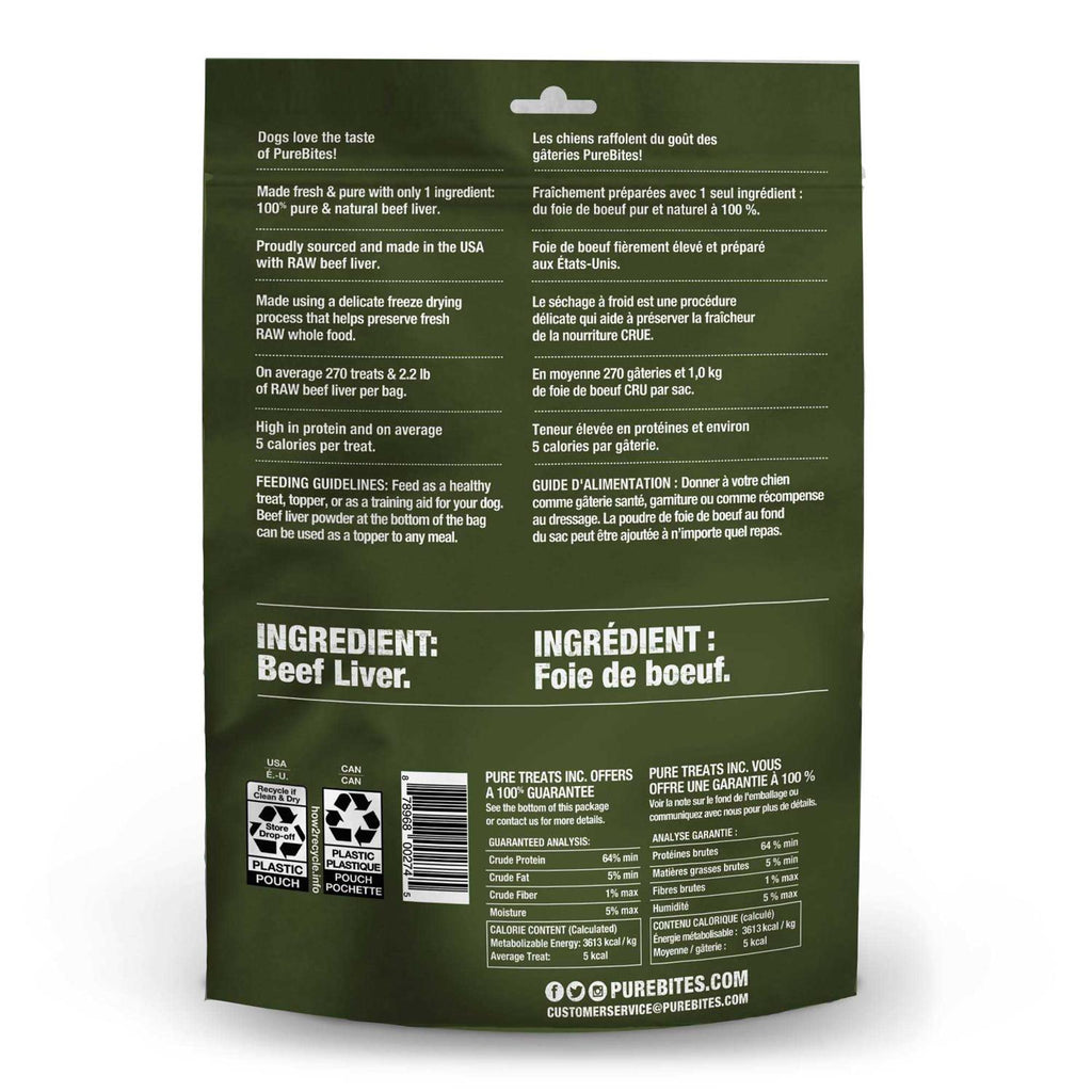 Freeze Dried Beef Liver Dog Treats V87512