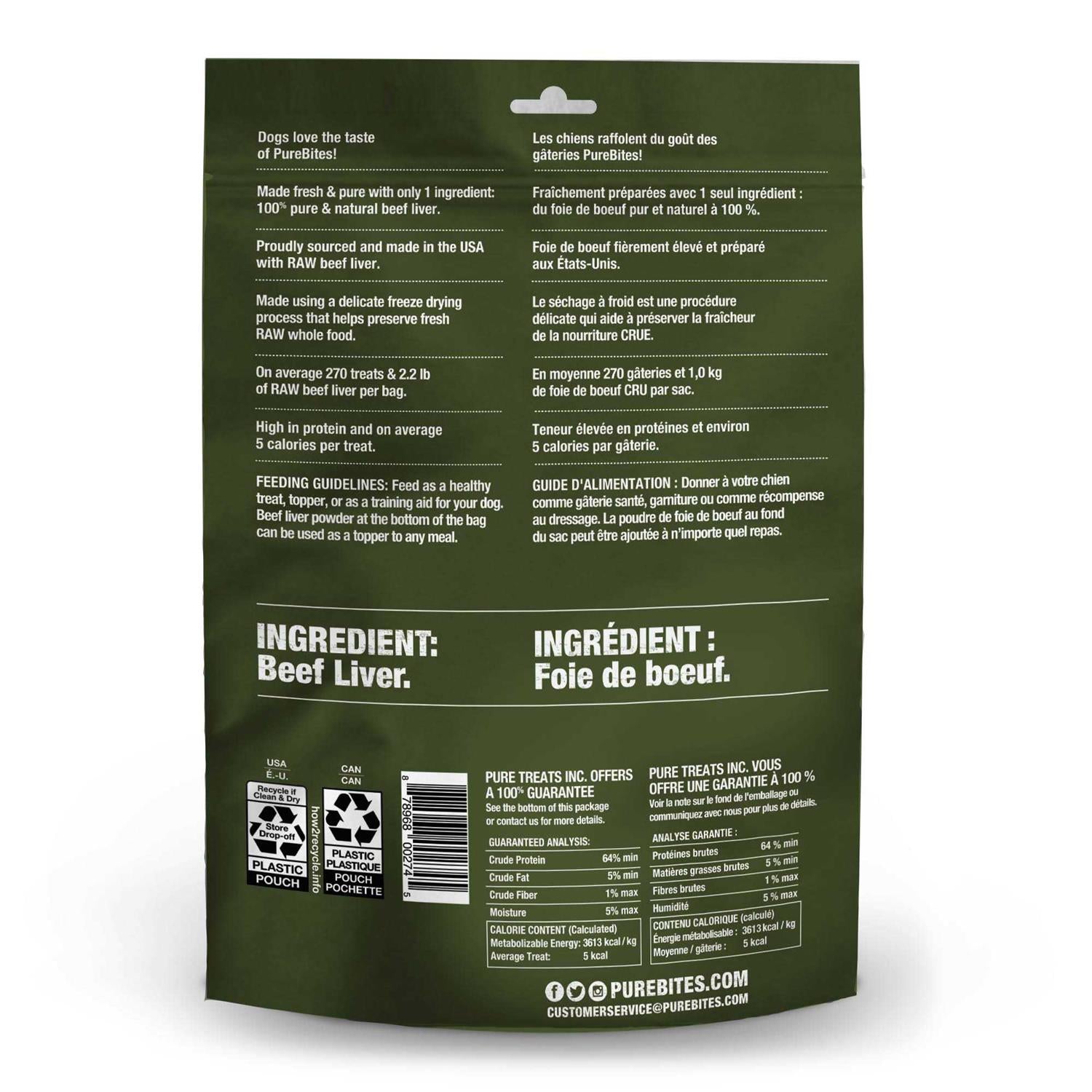 Freeze Dried Beef Liver Dog Treats V87512