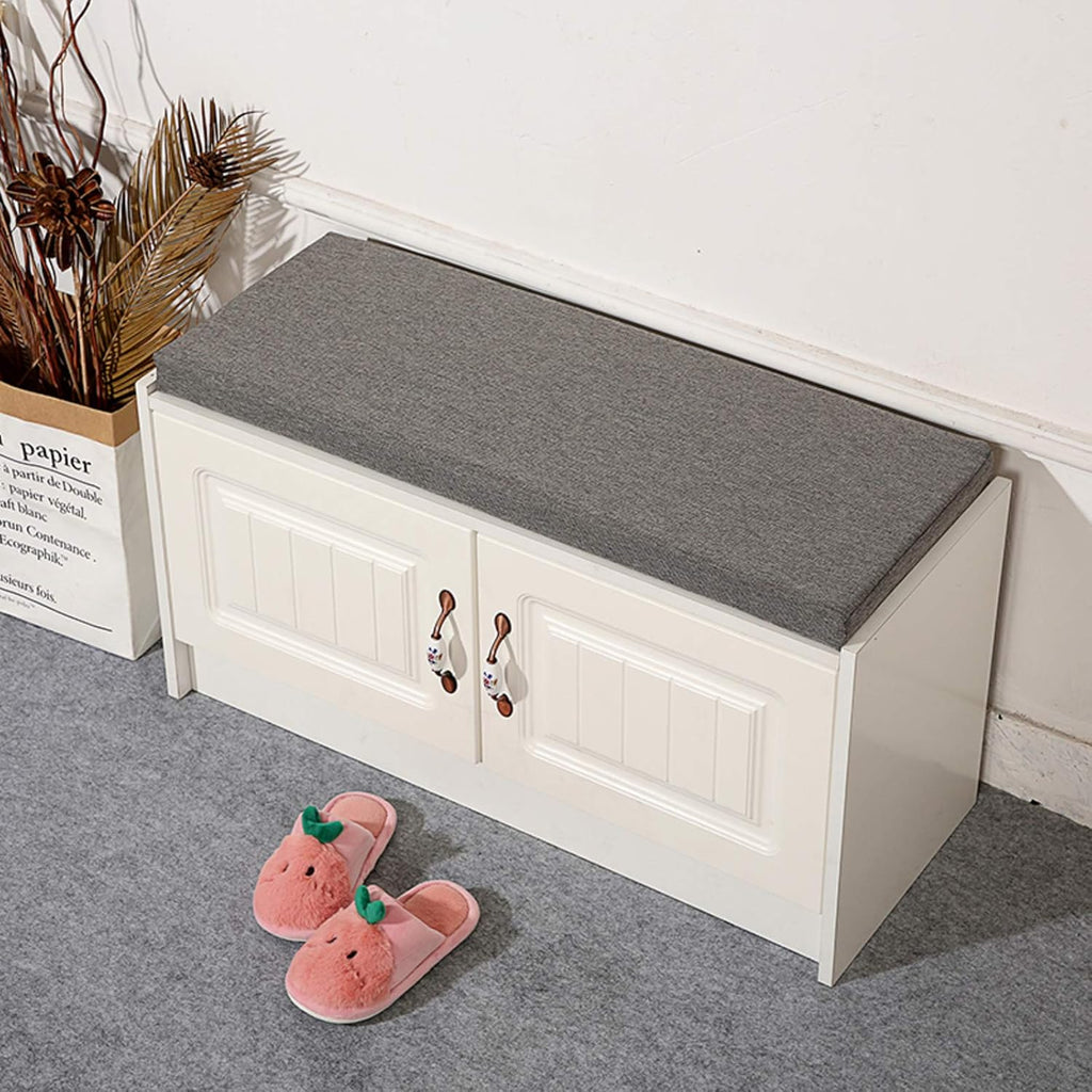 Non-Slip Tufted Padded Foam Rectangle Bench Cushion F421