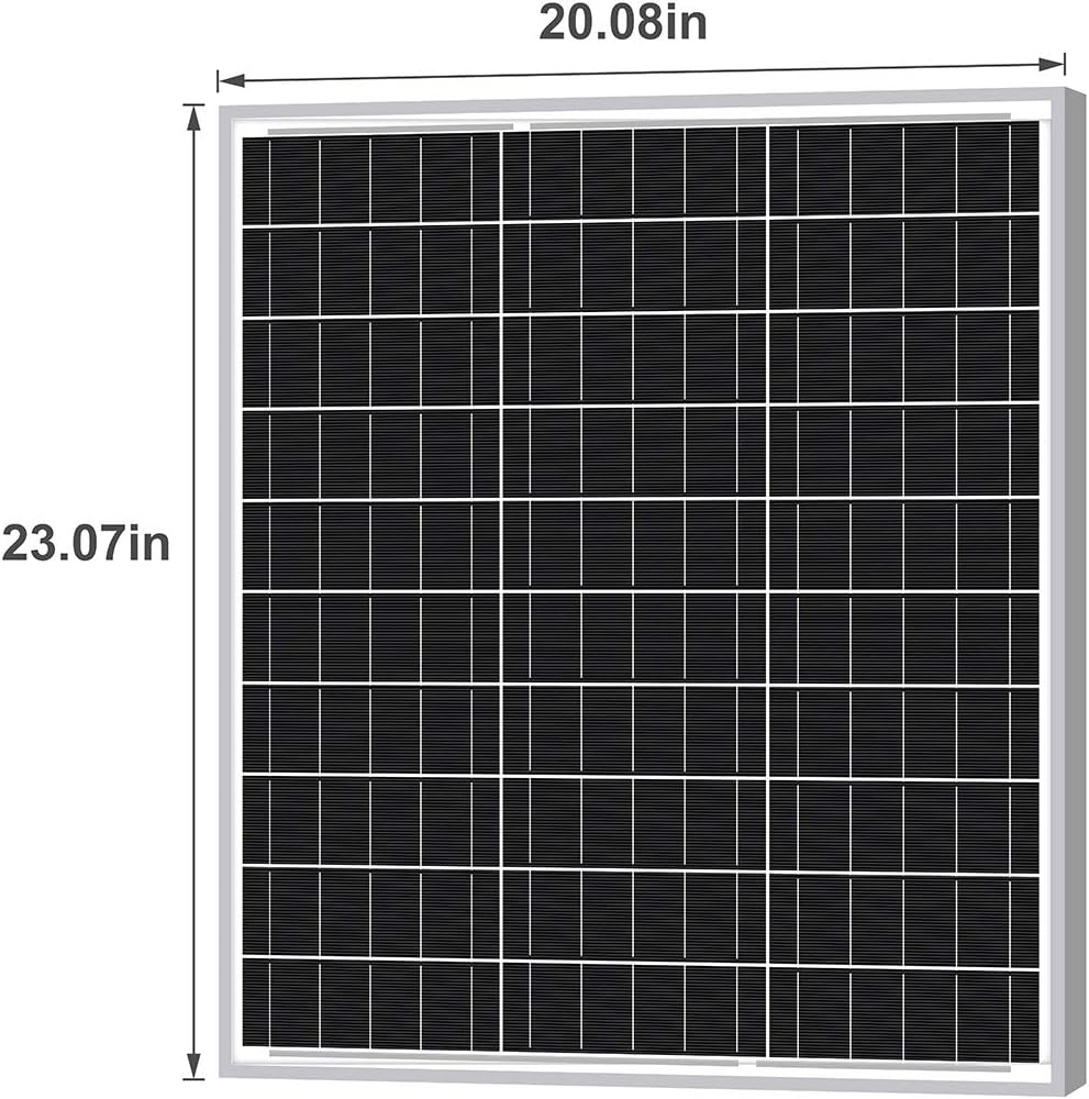 50W 12V Monocrystalline Solar Panel B128117
