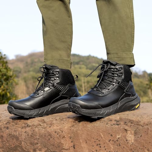 Waterproof Leather Tactical Work Boots B965505
