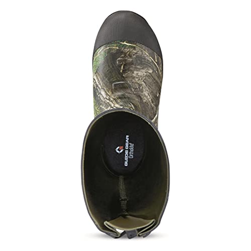 Men's Ankle Fit Camo Hunting Insulated Rubber Boots Waterproof Rain Shoes Y756324