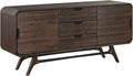 Brown 65 Inch Serving Cabinet with 3 Drawers X104008