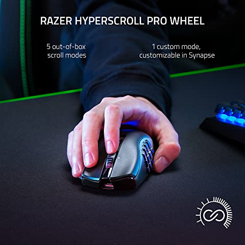 19 Programmable Buttons Wireless MMO Gaming Mouse W667