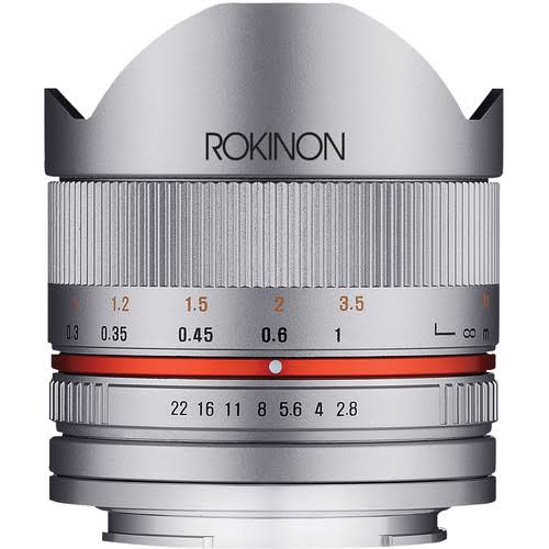 Silver 8mm f/2.8 Fisheye Lens L2177