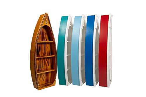 4 Tier Wooden Bookshelf, Cardinal Red F807