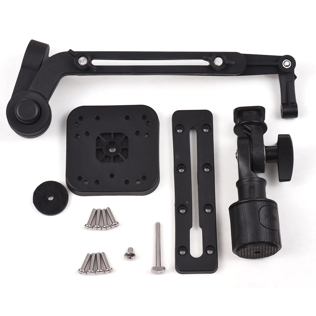 Kayak Fish Finder Mounting Plate Boat Transducer Mounting Arm Mount Base Adapter O439