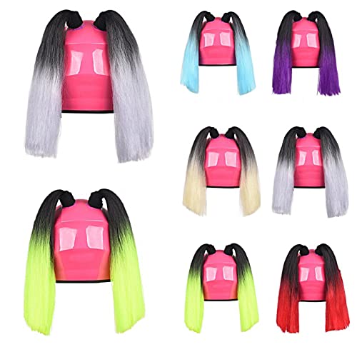Detachable Vibrant Color Ponytails for Helmets P74967
