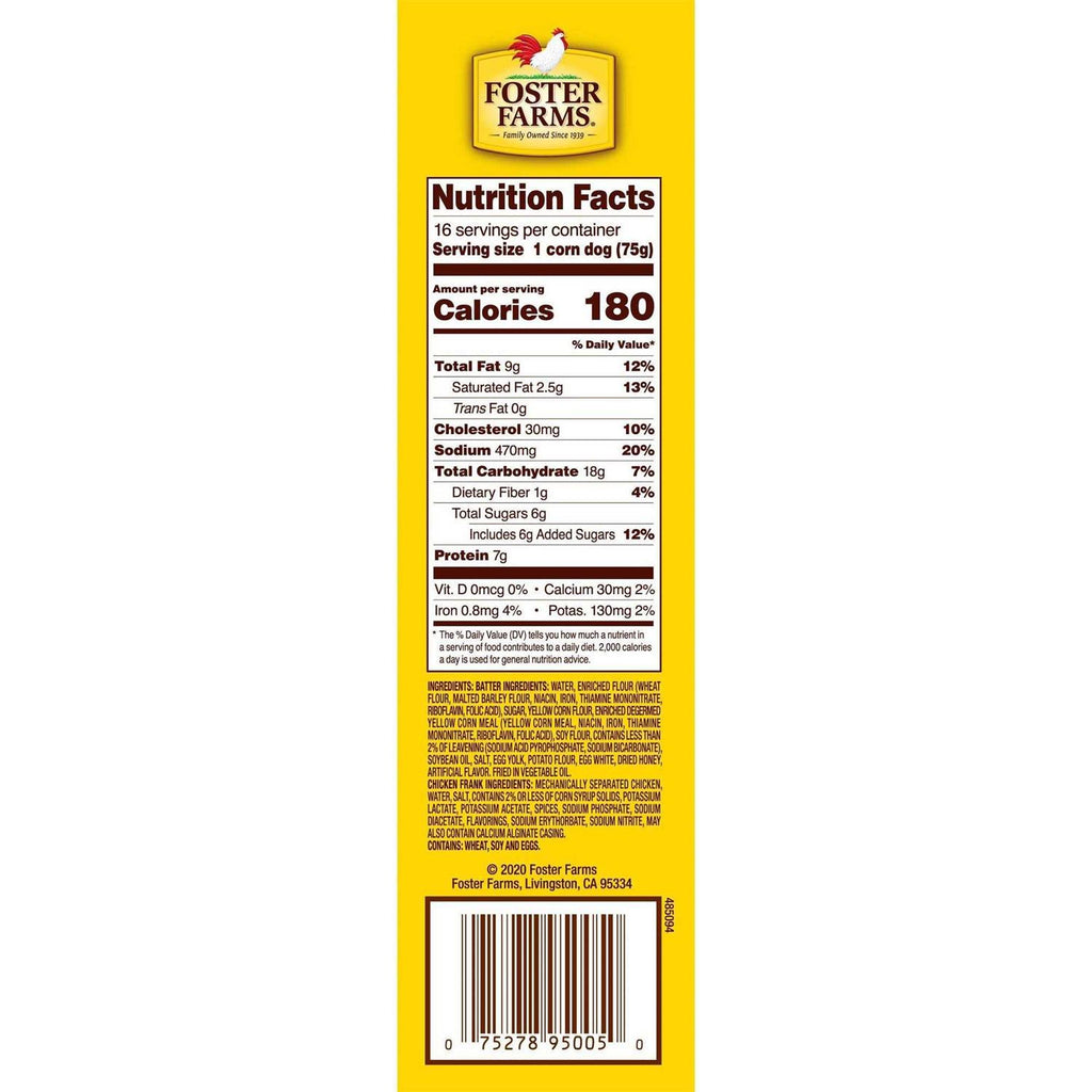 Honey Crunchy Corn Dogs Z6191