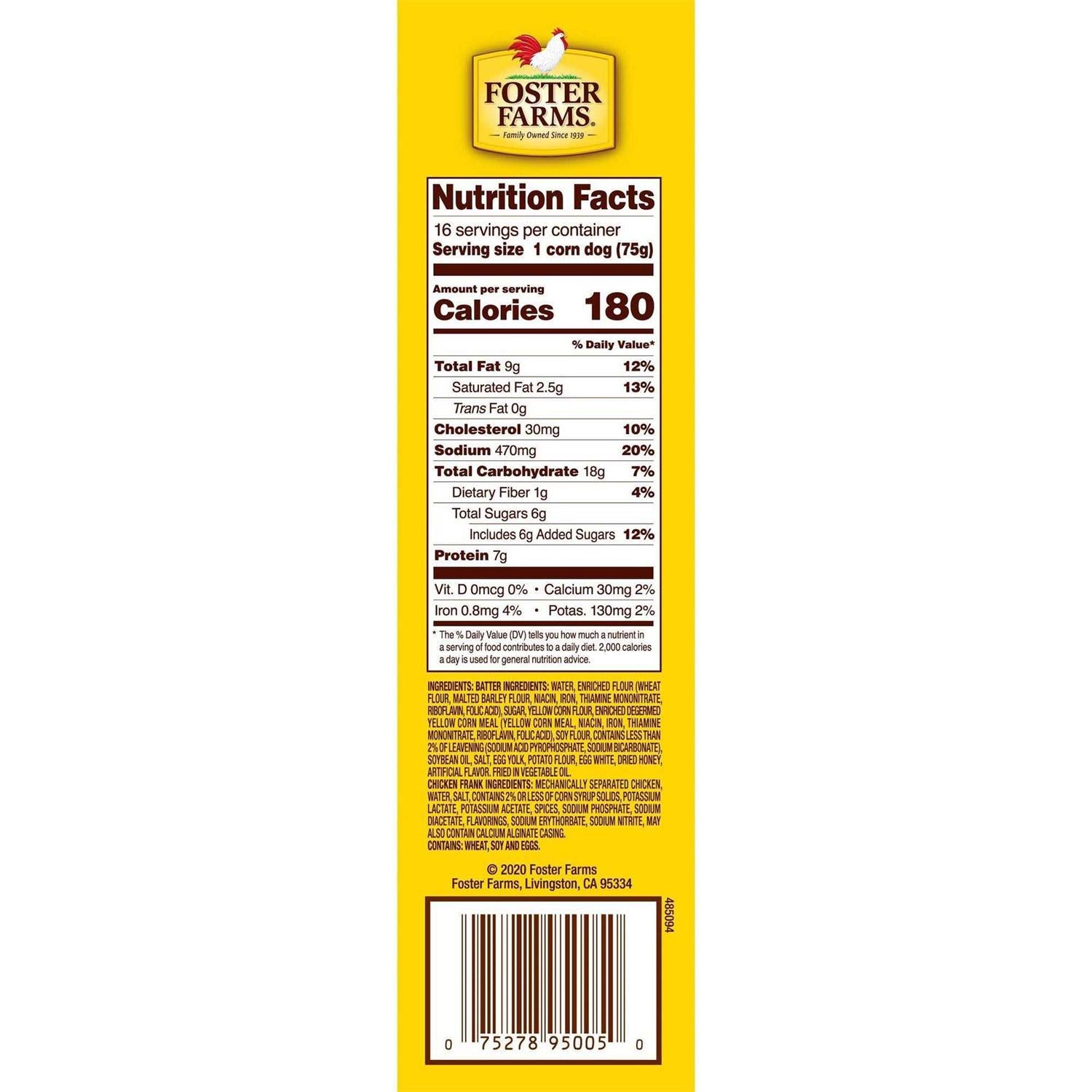 Honey Crunchy Corn Dogs Z6191