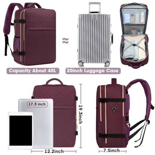 Light Blue Waterproof Travel Backpack K474